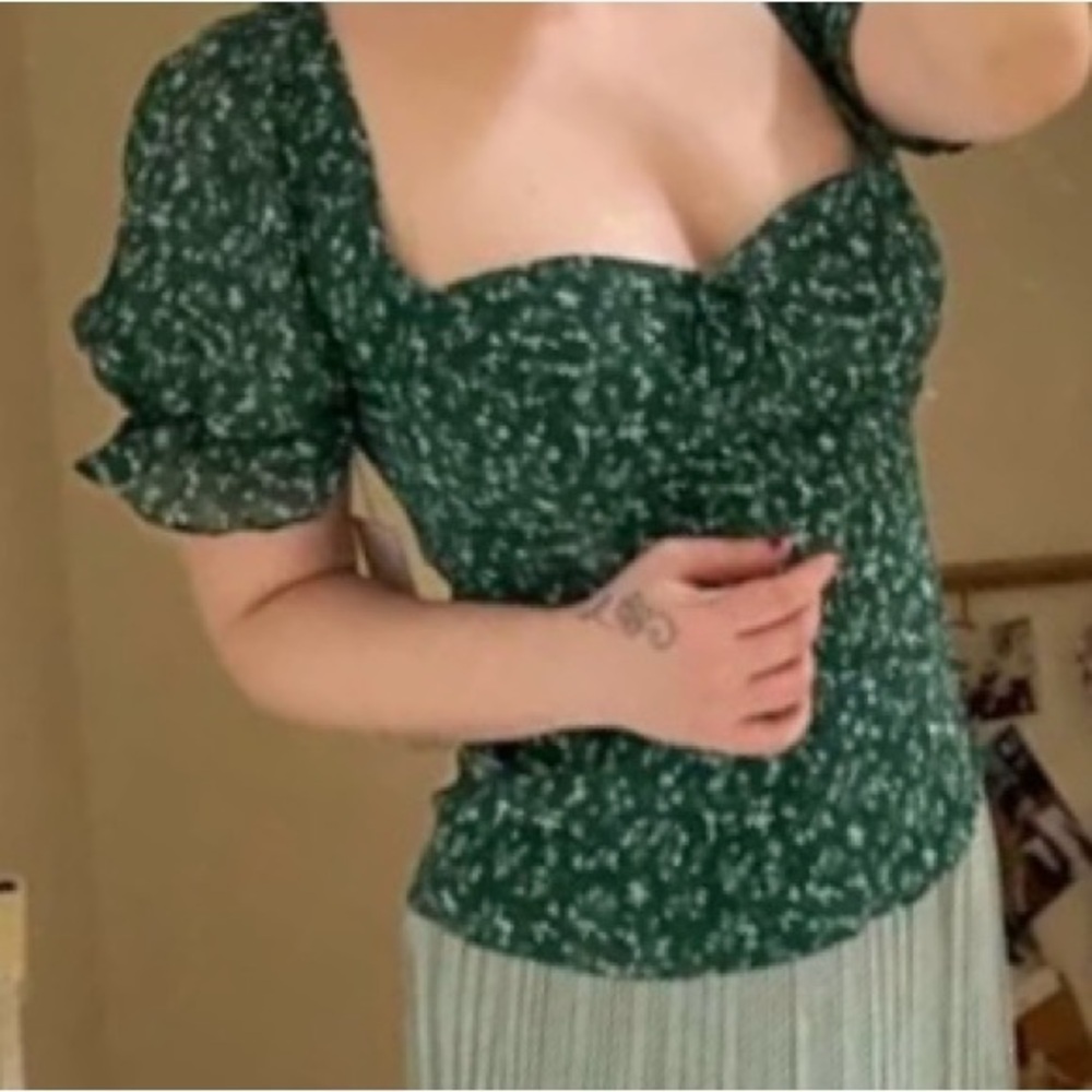 Reformation Delevan Top  Rosemarie